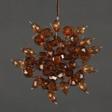 5.5" WIRE/BEAD SNOWFLAKE ASST