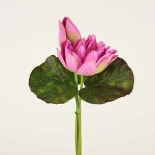 14" RAINDRP LOTUS BOUQUET