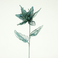 28"GLT METALLIC POINSETTIA