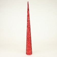 30"GLTR SQN CONE TREE RED