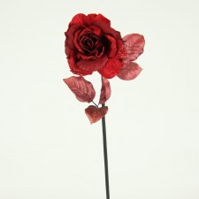 22" GLT ROSE SPRAY RED