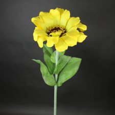 51" GIANT ZINNIA YELLOW