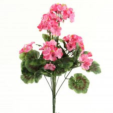19" GERANIUM BUSH DK.PINK