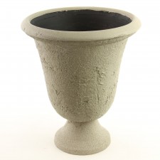 16"X14"AGED FLUTED URN M25