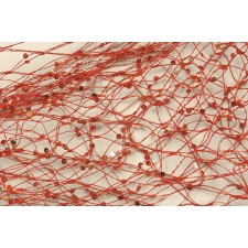 14' SEQUIN NETTING RED SPARKLE