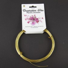 18G ALUMINUM WIRE 10.9YD GOLD