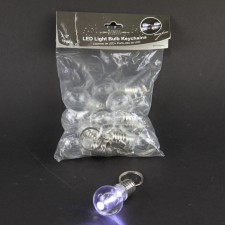 LED LIGHT BULB KEYCHAIN 10/BG