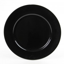 13"CHARGER PLATE BLACK