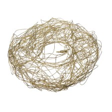• Beaded wire collar made of 19-gauge metallic wire is extremely flexible yet strong enough to serve as a base for the most elaborate arrangements

• Use as an inset to bouquets, inside or on top of a vase for an easy, high-end look