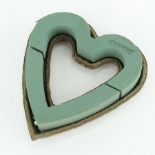 12" OASIS OPEN HEART 2PC/PKG