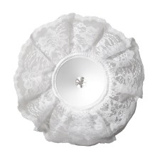 PNL 9 LACE COLLAR X 6 WHITE