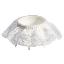 CAKE TOP LACE WHITE 3PC/PKG