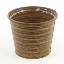 5.5"OASIS TIN POT RUST