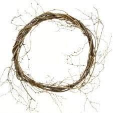 GRAPE VINE WREATH S4 NATURAL