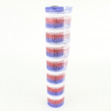 21"X10YD RED/WHT/BLUE STRIPE