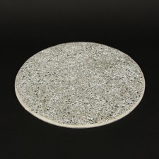 11.75" MIRROR CHIP PLATE SILVE