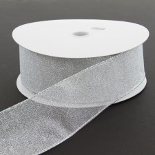 2.5"X50YD METALLIC MESH SILVER