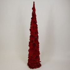 48" TULIP PETAL CONE RED