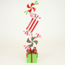 24" CANDY TOWER RED/LIME/WHT