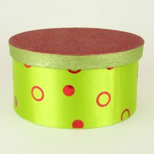 ROUND HAT BOX S3 RED/GREEN