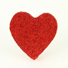 3" STYRO HEART RED X1