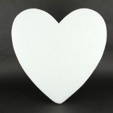 24" SOLID STYRO HEART X1 WHT