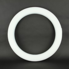 24" STYRO WREATH X1 WHITE