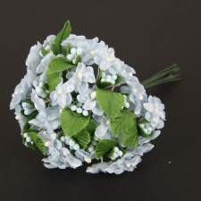 5" HYDRANGEA SATIN 12/BU