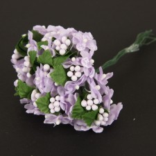 5" HYDRANGEA SATIN 12/BU