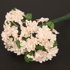 5" HYDRANGEA SATIN 12/BU