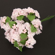 5" HYDRANGEA SATIN 12/BU