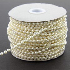 4MM BEAD ROLL 100' IVORY