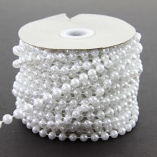 6MM BEAD ROLL 54' WHITE