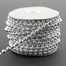 6MM BEAD ROLL 54' SILVER