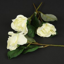 8"GARDENIA PICK 3PC/BU CREAM