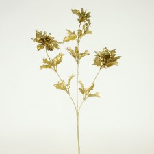 27.5"GLIT POINSETTIA SPRAY