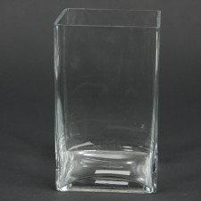 8"X4.75"X4.75"BLOCK VASE X1