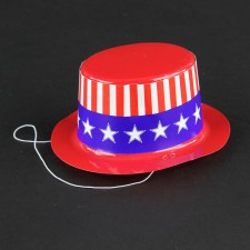 2"MINI PATRIOTIC TOP HAT