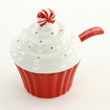 4"CUPCAKE BOWL W/SPOON 2/SET