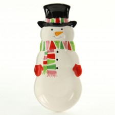12.5"H SNOWMAN CRACKER TRAY