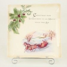 8"X8"SQ.GTID DESSERT PLATE