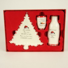 COOKIE PLT/MILK JUG/DEER CUP