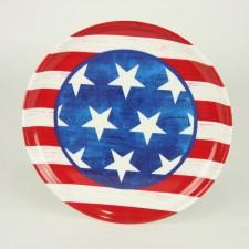 13.5"D PL.PATRIOTIC PLANTER