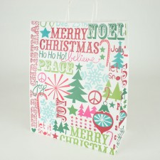 LG PRNTD MERRY LOVE BAG