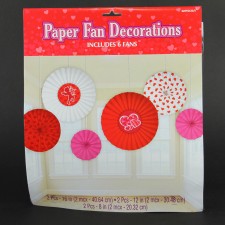 VALENTINE PAPER FAN DEC