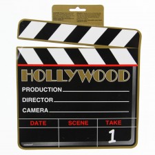 10.5"HOLLYWD CLAPBRD CUTOUT