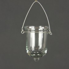 3"CLR GLASS HNG VOTIVE 6PC/BX