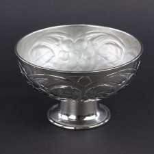 7"X4.5"EMB.RND BOWL AL.NICKEL