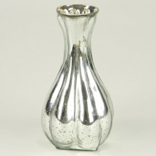 6.5"X2"SILVER BUD VASE