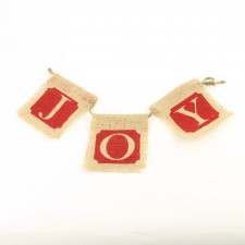 BURLAP JOY BANNER